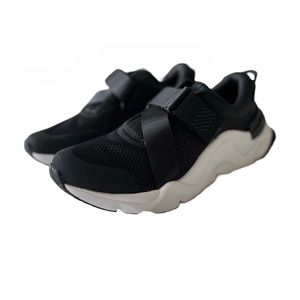 Sorel Women’s Kinetic RNEGD Strap Black and White Activewear Shoes in Women 8